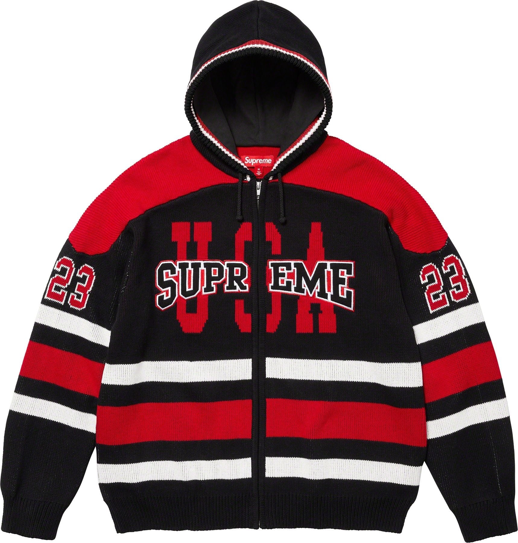 USA Zip Up Hooded Sweater view 11